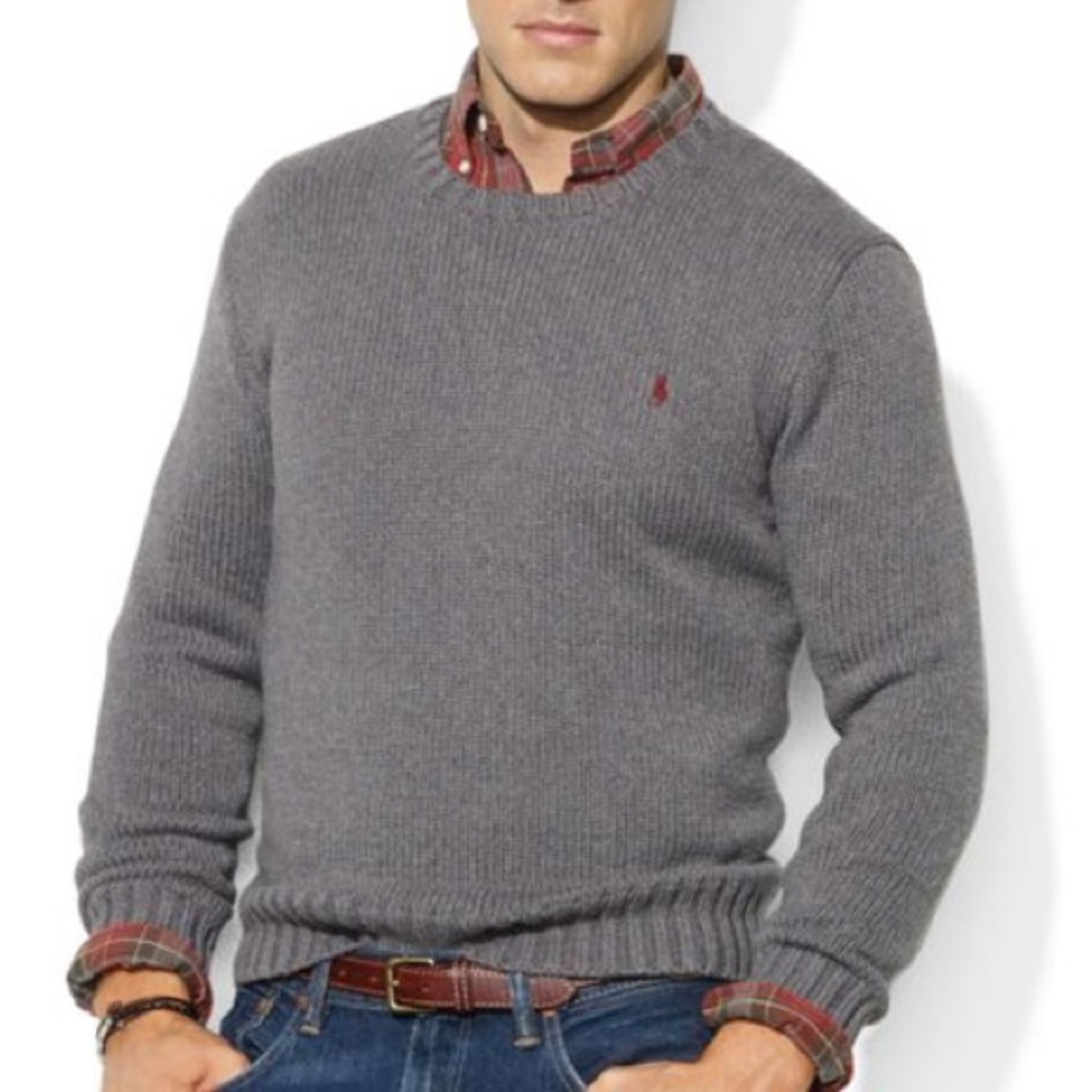 Polo Ralph Lauren Big Fit Cotton Crewneck Sweater